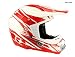 No Fear MX 6096RRD OPTIMAL II Mens BMX / Motocross Racing Helmet in Racing Red Size Small