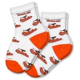 Click here to buy Baltimore Orioles Kid's Infant Socks (2 Pack).