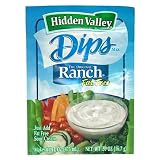 Hidden Valley Dip Mix, Fat Free Ranch Dip, 0.59-Ounce Packets (Pack of 24)
