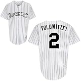 Troy Tulowitzki Jersey: Colorado Rockies Adult Home White #2