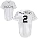Troy Tulowitzki Jersey: Colorado Rockies Adult Home White #2