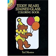 Teddy Bears Stained Glass Coloring Book (Dover Little Activity Books)