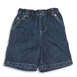 E-Land - Boys Denim Carpenter Style Shorts, Blue (Size 6)
