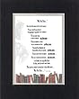 And Then Some . . . Poem on 11 x 14 inches Double Beveled Matting
