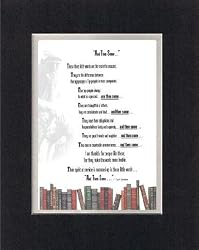 And Then Some . . . Poem on 11 x 14 inches Double Beveled Matting