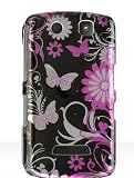Pink Butterfly Snap on Hard Skin Cover Case for Blackberry Storm 9500 9530