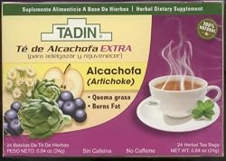 Tadin Artichoke Diet Tea 24 Bag Alcachofa Te