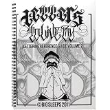 Big Sleeps Letters to Live By Vol. 2 Sketchbook Letter Flash Element Tattoo Supply