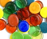 Glass Gems, 4.75 lb. Bag of Bright-Colored Glass Stones
