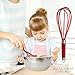 Elite Chef Small Silicone Balloon Whisk Won't Scratch Your Nonstick Pans 10 Inch
