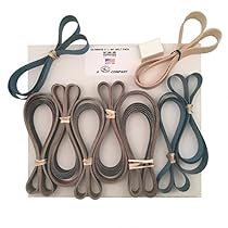 1x30 Ultimate Belt Pack - 5 each of 8 Grits + Leather Strop Belt Made in USA
