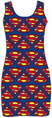 New Arrival Women Custom Superman Vest Dress