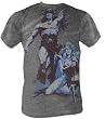 Conan the Barbarian Poster Cut-Out Heather Gray T-shirt Tee