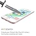 joylink Screen Protector Tempered Glass / 3D Screen Protector Compatible with iPhone 6S Plus, 9h Hardness Bubble Free Curve Edge, White