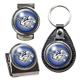 NHL Nashville Predators Three Piece Key Chain, Money Clip & Magnet Clip