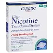 Equate - Step One, Clear Nicotine Transdermal System, 21 mg, 14 Patches