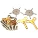 18 Pocket Watch Clock Chime 5 Prong Keys Tools Sz 00-12