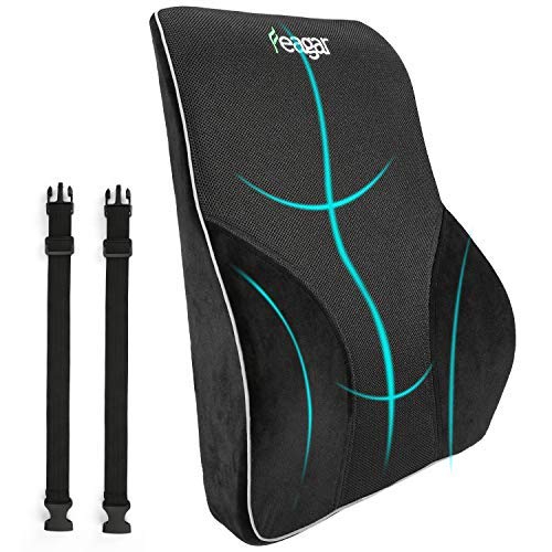 Lumbar Support Pillow Back Cushion Memory Foam Orthopedic