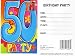 50th Birthday Party Invitations- Pkg 8