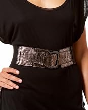 Metallic Snake Buckle Belt