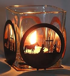 Kids Praying Votive Holder