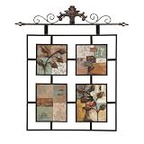 Abstract Scroll Tree Leafs Metal Wall Art Hanging by Universal