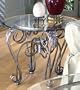 Hillsdale House Furniture Bordeaux End Table With Glass Top