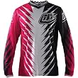 Troy Lee Designs GP Shocker Men's MX Motorcycle Jersey - Pink/Black
