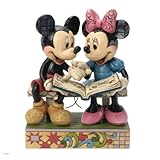Jim Shore for Enesco Disney Traditions Mickey and Minnie 85th Anniversary Figurine, 6.5-Inch