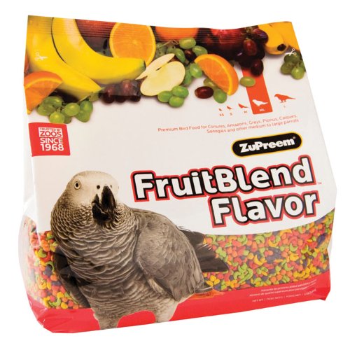 ZuPreem® FruitBlend with Natural Fruit Flavors Medium/Large Bird Food, 12 Lbs Multi Colored