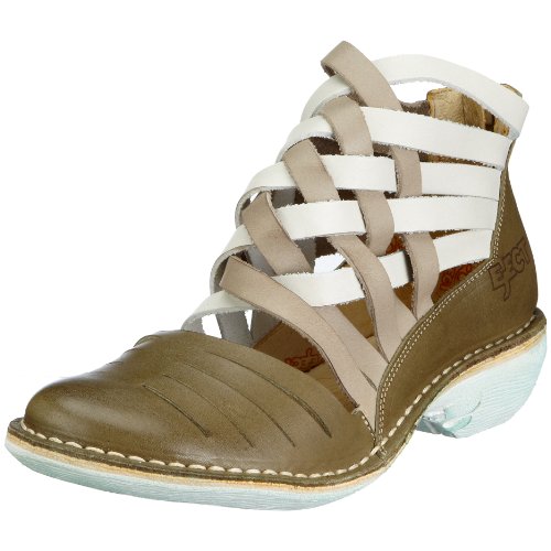 Eject OASIS E-13442, Damen, Stiefel, Grün  (benisa khaki/lightgrey/ecru 2863), EU 39