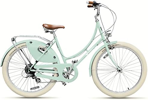 Peace Bicycles Dreamer Step-Thru 7d Fully-Equipped Vintage Dutch Style Designer City Bike with 7-speeds