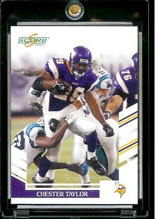 2007 Score # 63 Chester Taylor - Minnesota Vikings - NFL Football Card