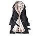 Women warm long coat hoody overcoat faux fur Hooded winter Thicken quilted Parka