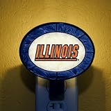 Illinois Fighting Illini Memory Company Art Glass Night Light NCAA College Athletics Fan Shop Sports Team Merchandise