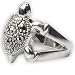 Unisex Sterling Silver Ring Jewelry US Size 4