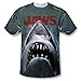 JAWS Shark Poster Adult Sublimated T-shirt