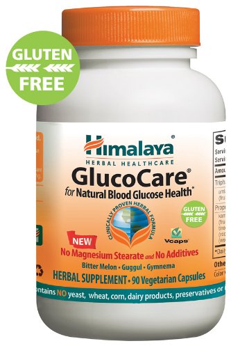 Himalaya Herbal Healthcare Glucocare Veg-capsules, 