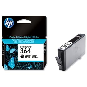 Hewlett Packard [HP] No. 364 Inkjet Cartridge Page Life 130photos Black Ref C...