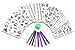 Small World Toys Temporary Tattoo Kids, 174 Pcs Just For Boys Tattoos Body Face Fake Arm Tattoos, Ideal for Kids Party Favors, Tattoos for Boys 6+