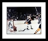 Bobby Orr Framed Boston Bruins 8x10 Photo - The Dive in Color