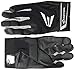 Easton Youth HS3 Batting Gloves, Black, Medium