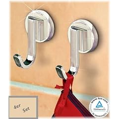Handtuchhaken Kleiderhaken ProfiFIX 4er-Set *Wenko
