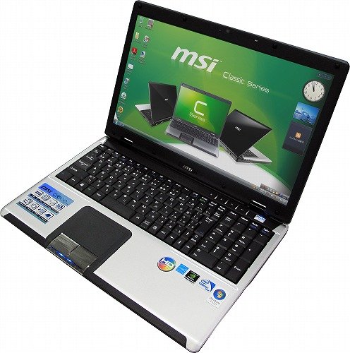 MSI Wind Cシリーズ 15.6インチワイド液晶 スリムノートブック CR500 C50T30-HPBS