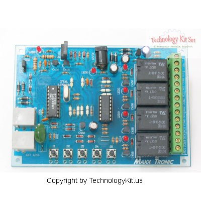 Telephone Line Remote Control 4 Channels Fully Assembled Module