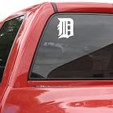 Detroit Tigers 8x8 White Team Logo Decal
