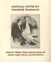 Musical Notes by Honore Daumier: Prints from the Collection of Egon and Belle Gartenberg