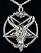 Baphomet Inverted Pentagram Necklace Black Metal Dimmu Borgir Real Metal Jewelry