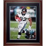 Maurice Jones-Drew Autographed/Hand Signed Jacksonville Jaguars (White Jersey) Deluxe Framed 16x20 P