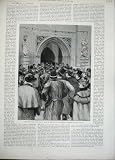 1893 Great Home Rule Debate House Commons London Print